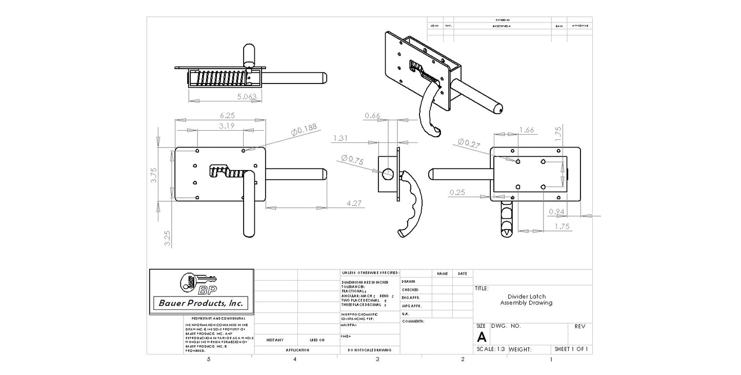 Divider Latch