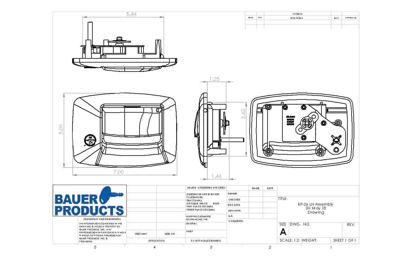 BP-26RV with inside egress